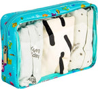 TSA Approved 5-Piece Diaper Bag Organizer Pouch Set Clear Waterproof TPU Kids - Image 7