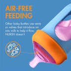 Boon Nursh Reusable Silicone Pouch Baby Bottles - Image 3