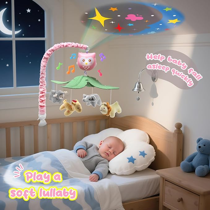 Baby Crib Mobile with Music and Lights - Image 6