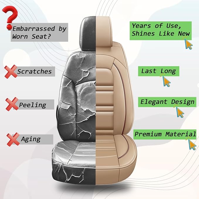 Seat Cover for Chevy trax 2015-2025 | Car Seat Covers Front Seats, Waterproof - Image 7