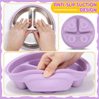 Nuogo 1 Pcs Stainless Steel Baby Suction Plates - Image 7