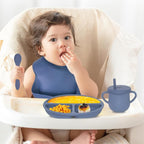 100% Silicone Baby Feeding Set, BPA Free Baby Dishes - Image 6