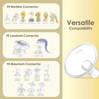 Maymom MyFit Crater Series 10 mm Two-Piece Design Small Breastshield Compatible - Image 8