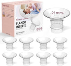 Flange Inserts 8PCS 21mm for 24mm Flange/Shield, Flange Sizing Kit Silicone by NursiLuna