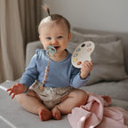 FRIGG Daisy Natural Rubber Baby Pacifier | Made in Denmark | BPA-Free 2-Pack - Image 5