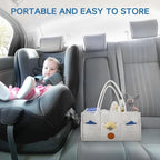 Maliton Baby Diaper Caddy, Car Organizer - Image 6
