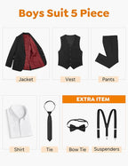 ELPA ELPA Boys' Formal Suit Set, - Image 2