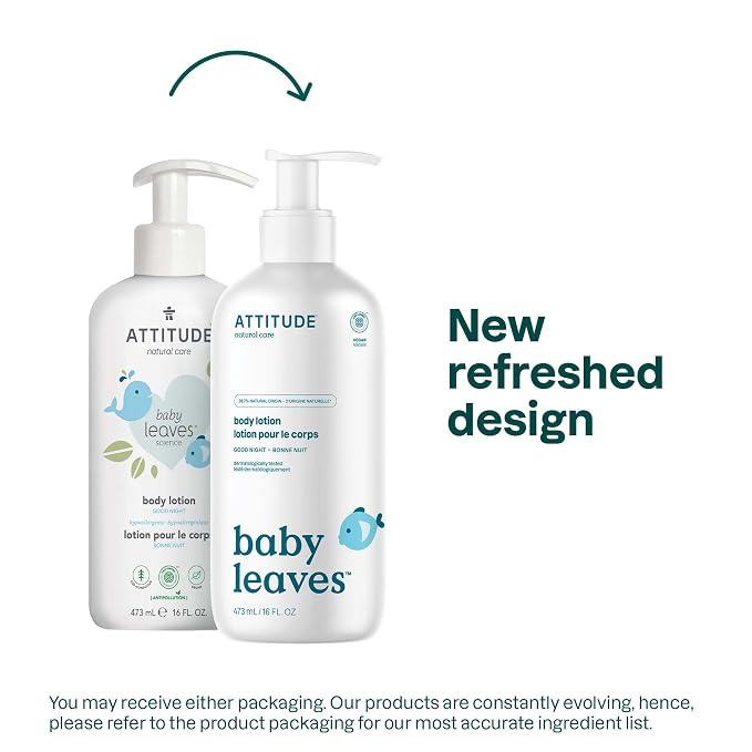 ATTITUDE Baby Lotion, EWG Verified Moisturizer, Dermatologically Tested - Image 2