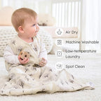 Baby Sleep Sack 0-6 months, 100% Cotton Sleeping Sack - Image 3