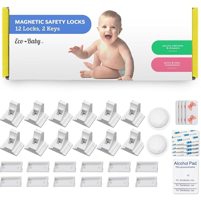 Eco Baby Magnetic Cabinet Locks by Eco-Baby