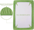 TILLYOU Mini Crib Sheets Fitted 2 Pack, Pack and Play Sheets - Image 3
