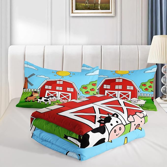 QOOMO Farm Animals Comforter Set - Image 4
