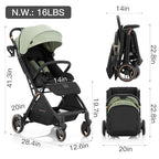 Gravity Folding Baby Stroller - Image 7