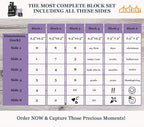 MAINEVENT Baby Monthly Milestone Blocks - Image 7