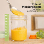 KeaBabies 4pk 8oz Glass Baby Food Containers - Image 4