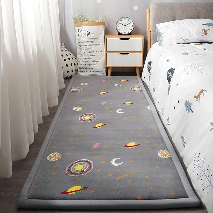 Loartee Coral Velvet Area Rug - Image 3