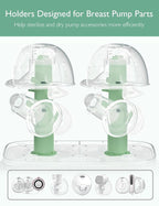 Momcozy 3 Layers Large Bottle Sterilizer and Dryer, Fast Sterilize and Dry - Image 5