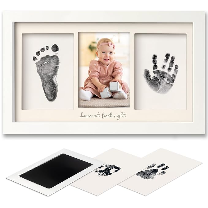 Inkless Baby Hand and Footprint Kit Boy, Girl by KeaBabies