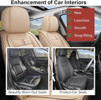 Leather Car Seat Covers Fit for LR LR4 2009-2016, 5 Seater Waterproof and - Image 6