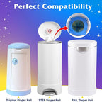 Diaper Pail Refill Bags 40 Pack, Compatible - Image 2