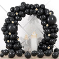 90pack Black Balloons Different Size 18/12/10/5 Inch Black Balloon Garland Arch by Voircoloria