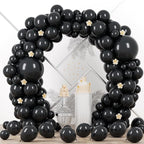 90pack Black Balloons Different Size 18/12/10/5 Inch Black Balloon Garland Arch by Voircoloria