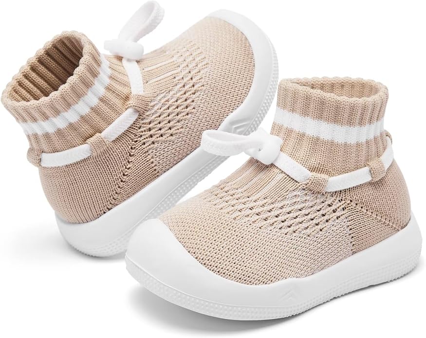 Baby Non Slip Socks Shoes Boys Girls Soft Slip On Sneakers Protection Toe - Image 6