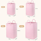 Laundry Basket, Woven Cotton Rope Laundry Hamper, 40L Versatile Storage - Image 3