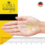 CS03 Professional Nail Cuticle Scissors, Hypoallergenic Gold Plated Sharp - Image 4
