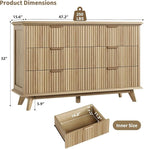 QUW Fluted Dresser for Bedroom - Image 3