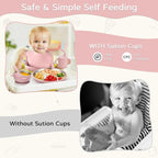 Toddler Plates and Bowls Set Stainless Steel - Image 3