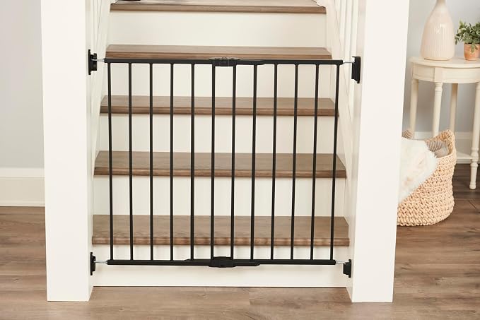 Regalo 2-in-1 Extra Wide Stairway and Hallway Walk Through Baby Safety Gate - Image 2