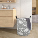 Round Laundry Hamper Storage Basket Laundry Organizer Hamper Storage Bins - Image 3