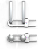 Baby Proofing Cabinet Locks | Adjustable U Shaped Baby Safety Latches by QTBABY