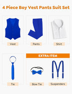 ELPA ELPA Boys' Formal Suit Set, - Image 2