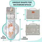 Portable Changing Pad for Baby, Travel Diaper Changing Pad for Newborn - Image 3
