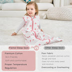 Baby Sleep Sack 18-24 months, 100% Cotton Sleeping Sack - Image 7