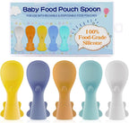 Infant Feeding Essentials & Baby Food Pouches Attachable Toppers: Seamless by Miniguysa