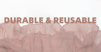 FEXIA 3 Pack Table Runner Dusty Pink Cheesecloth 35x120 Inches Spring Easter - Image 5