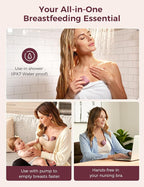 Momcozy Warming Lactation Massager Pro, 8 Vibration Modes & 4 Heating Levels - Image 4