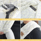 Baby Sling Carrier Newborn, Adjustable Easy Wearing Baby Nursing Warp Sling - Image 5