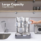Space Saving Vertical Bottle Drying Rack, Large Countertop Baby Bottle Drying - Image 3