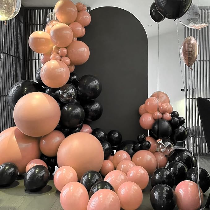 90pack Peach Balloons Different Size 18/12/10/5 Inch Peach Balloon Garland Arch - Image 3