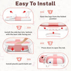AVIDOR Baby Bathtub, Collapsible Bathtub - Image 5