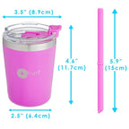 PopYum 9oz Insulated Stainless Steel Kids’ Cups - Image 9
