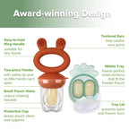 Haakaa Baby Fruit Food Feeder & Mini Freezer Nibble Tray Combo, Breastmilk - Image 4