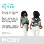 Moby Baby Wrap Carrier Reversible - Image 3