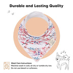 10-Pack Organic Baby Bandana Bibs - Image 6