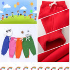 CuteOn Unisex Toddler Jogger Pants Kids Cotton Elastic Waist Winter Baby - Image 4