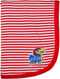 Creative Knitwear Kansas Jayhawk Striped Baby and Toddler Blanket by CollegeBaby